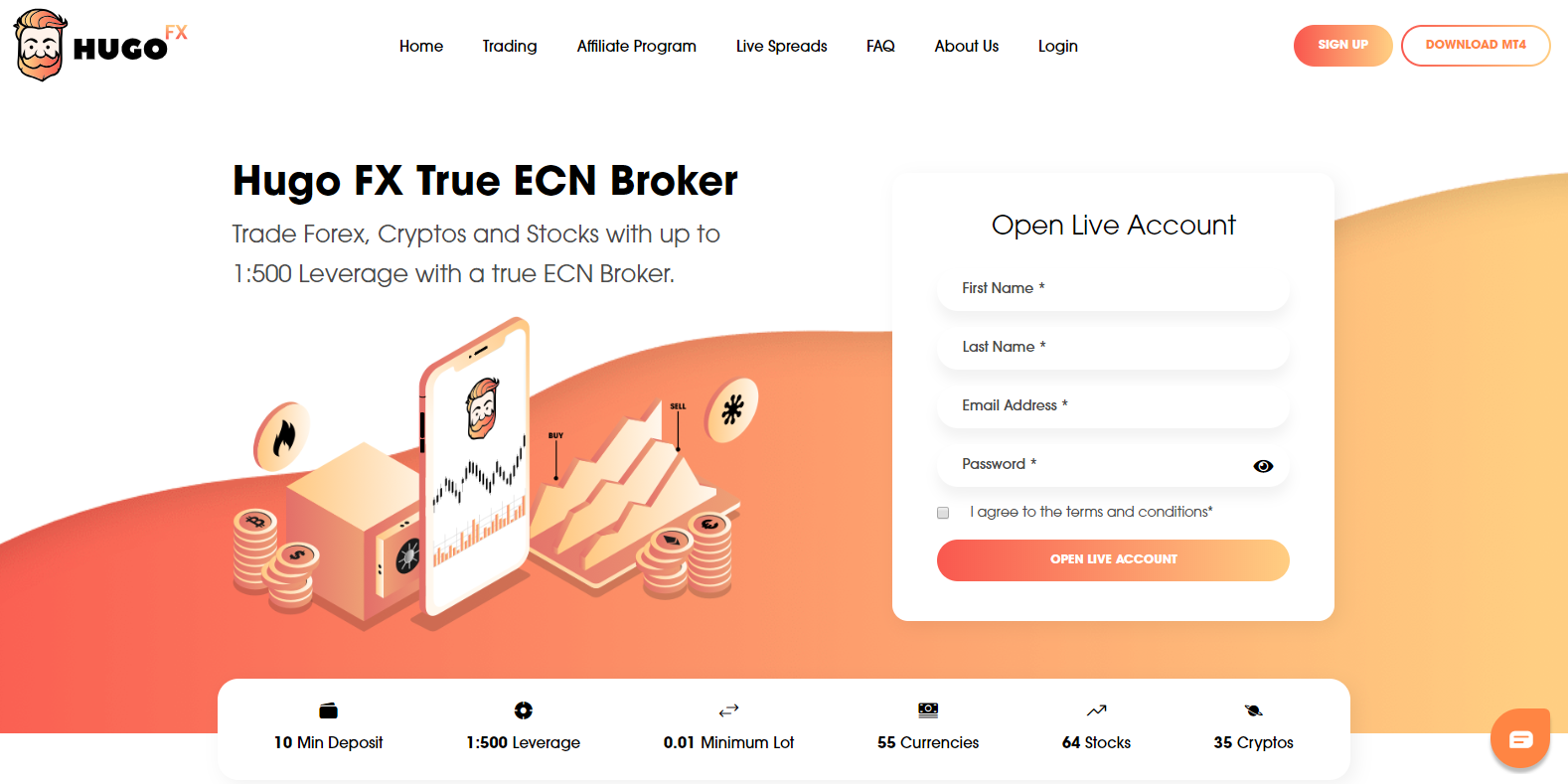 Hugo’s Way Review landing page Hugo’s Way Review landing page